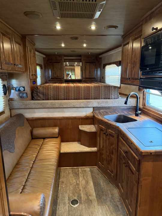 Used 2014 4-Star Trailers 3H 11' Trail Boss LQ Horse Trailer