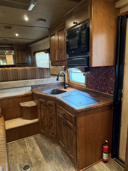 Used 2014 4-Star Trailers 3H 11' Trail Boss LQ Horse Trailer