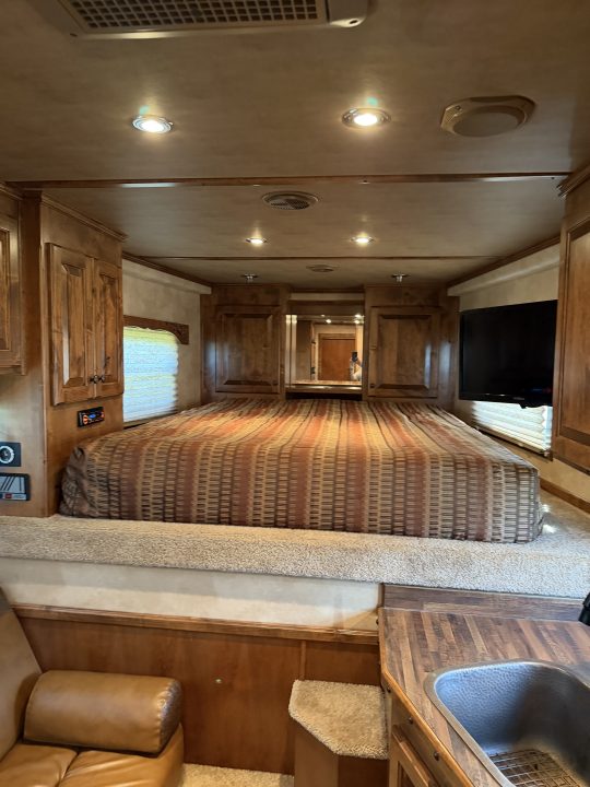Used 2014 4-Star Trailers 3H 11' Trail Boss LQ Horse Trailer