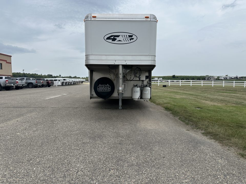 Used 2014 4-Star Trailers 3H 11' Trail Boss LQ Horse Trailer