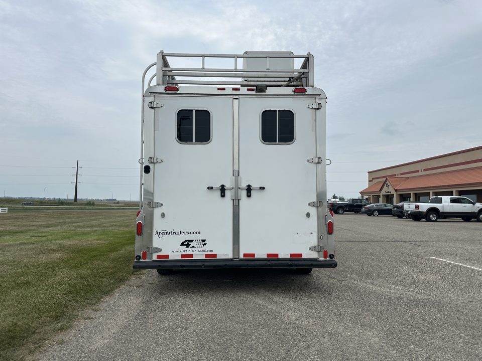 Used 2014 4-Star Trailers 3H 11' Trail Boss LQ Horse Trailer