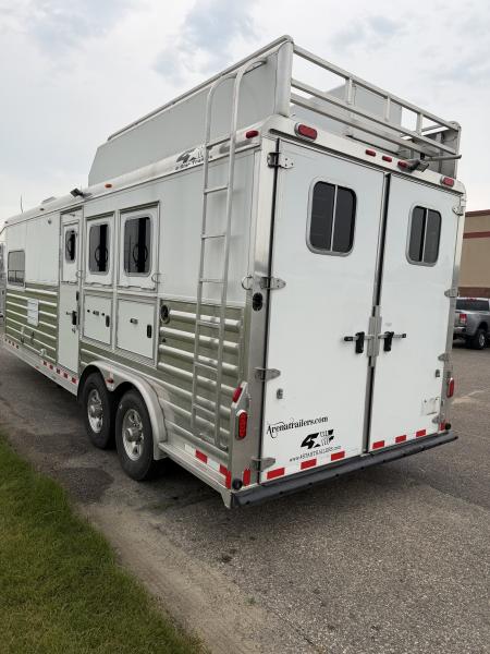 Used 2014 4-Star Trailers 3H 11' Trail Boss LQ Horse Trailer