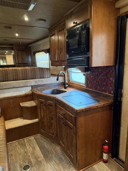 Used 2014 4-Star Trailers 3H 11' Trail Boss LQ Horse Trailer
