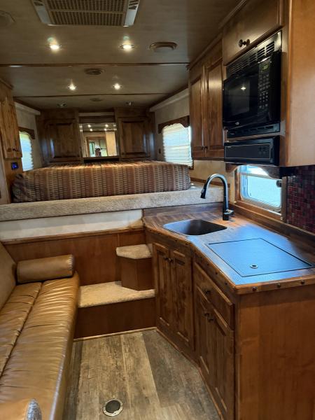 Used 2014 4-Star Trailers 3H 11' Trail Boss LQ Horse Trailer