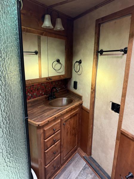 Used 2014 4-Star Trailers 3H 11' Trail Boss LQ Horse Trailer