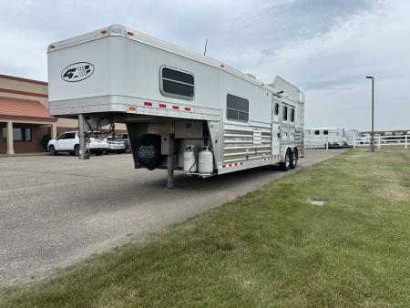 Used 2014 4-Star Trailers 3H 11' Trail Boss LQ Horse Trailer
