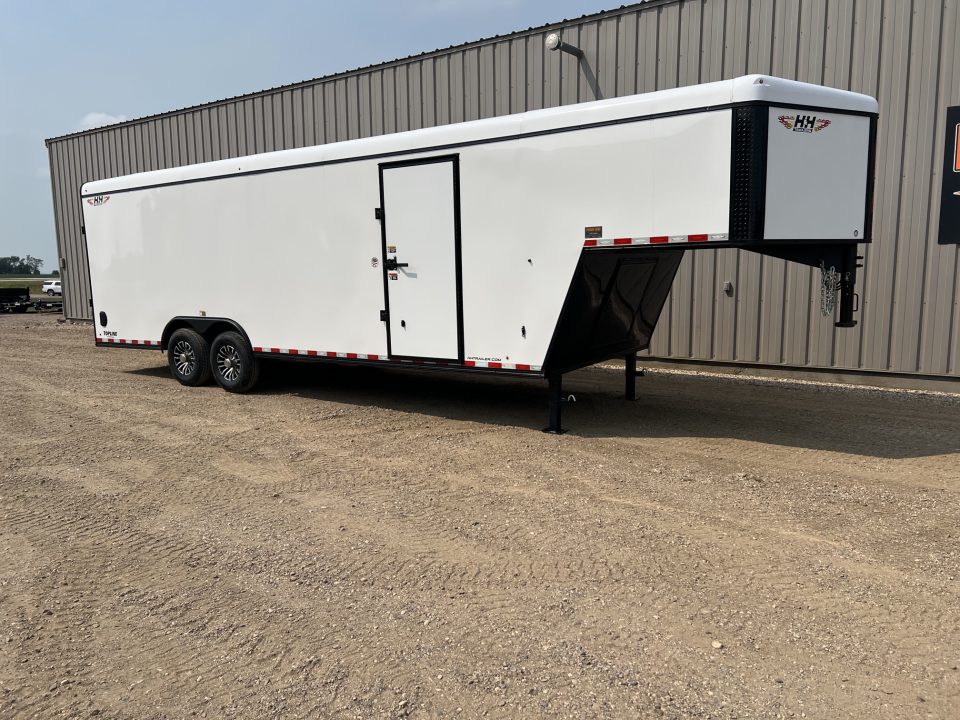 New 2027 H&H Trailers 24 Gooseneck Cargo / Enclosed Trailer