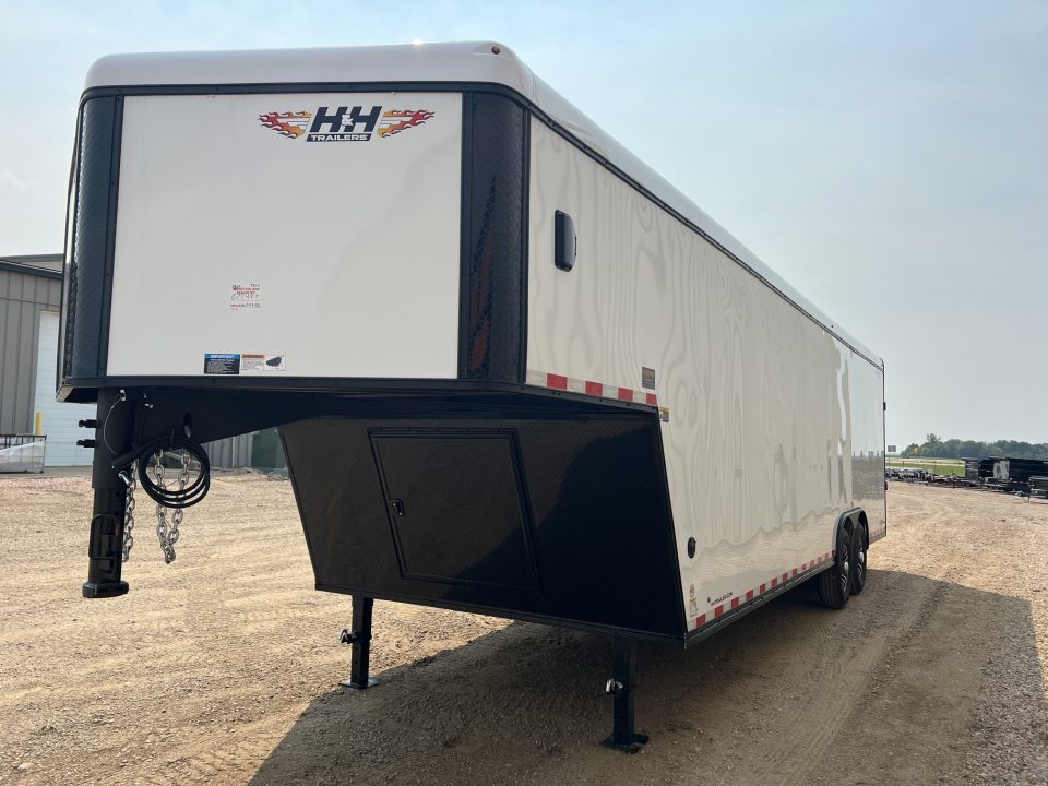 New 2027 H&H Trailers 24 Gooseneck Cargo / Enclosed Trailer