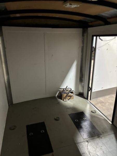 Used 1995 Pace American 6x10 Enclosed Trailer – Red | 2,990 GVWR | Spare Tire Cargo / Enclosed Trailer