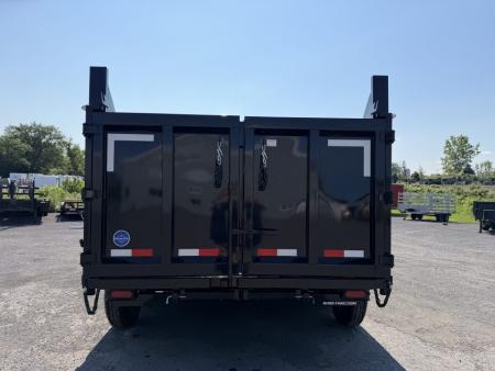 New 2026 Sure-Trac 7X12 HD Low Profile 4' Side Telescopic Dump Trailer 14K