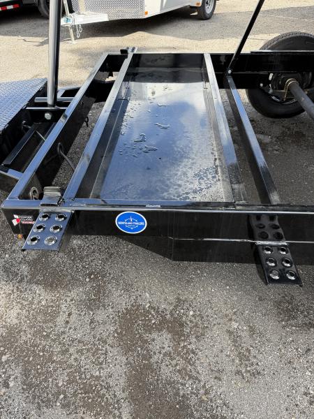 New 2026 Sure-Trac 7X12 HD Low Profile 4' Side Telescopic Dump Trailer 14K