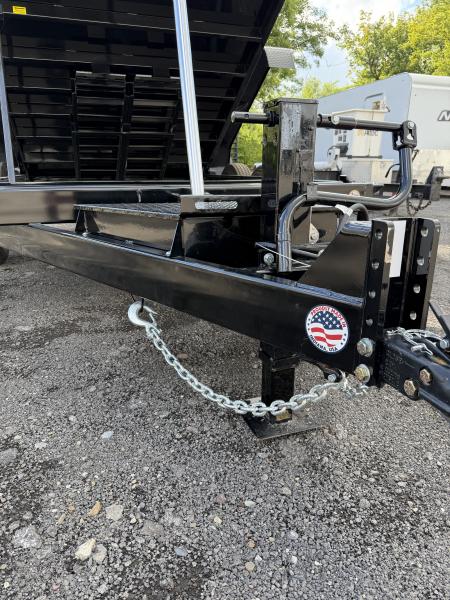 New 2026 Sure-Trac 7X12 HD Low Profile 4' Side Telescopic Dump Trailer 14K