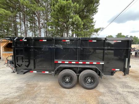 Used USED 2026 7X16 14K DUMP TRAILER WITH 4' WALLS ($935 DOWN ON RTO CONTRACT)