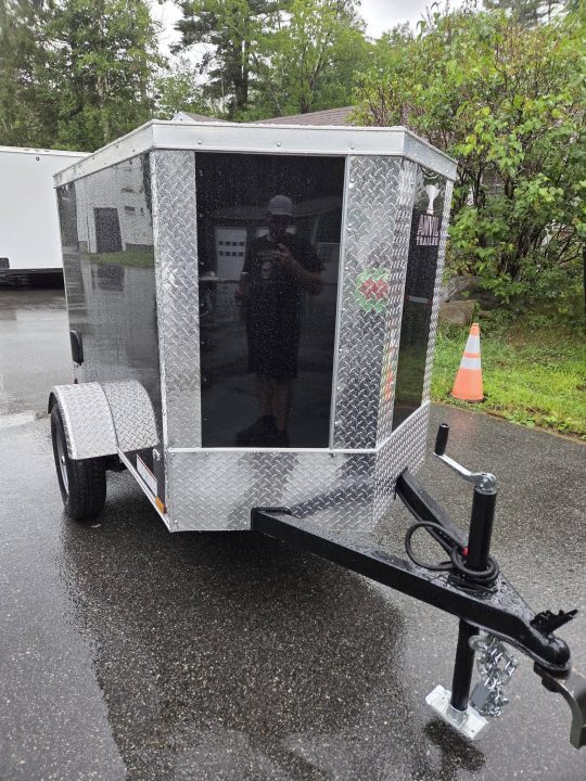 New 2026 Anvil 4x6 enclosed cargo trailer with barn door Cargo / Enclosed Trailer