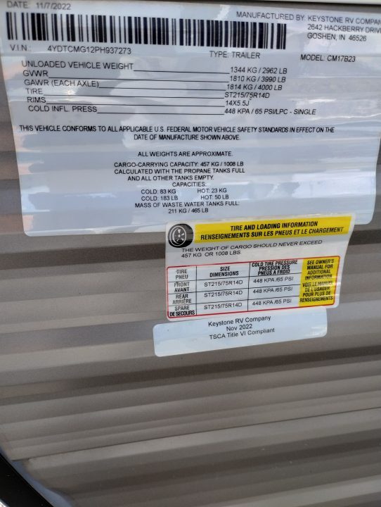 Used 2023 Keystone RV Coleman Other Recreational Vehicle