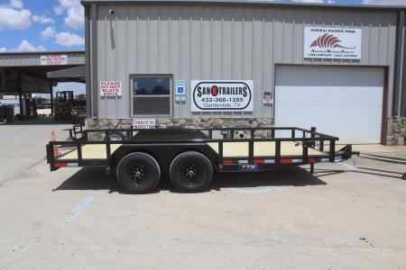 New 2026 Bellwether MFG 83 X16' Extra Wide Pipe Top Utility Trailer
