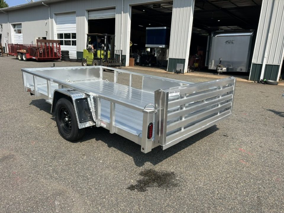 New 2026 Quality Steel and Aluminum 7X12 Single Axle, Aluminum Frame and Deck 2,990 lb. GVWR Utility Trailer