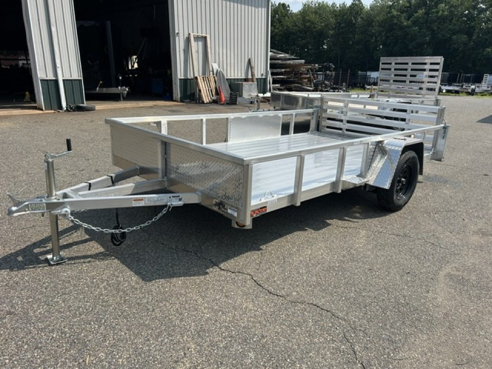 New 2026 Quality Steel and Aluminum 7X12 Single Axle, Aluminum Frame and Deck 2,990 lb. GVWR Utility Trailer