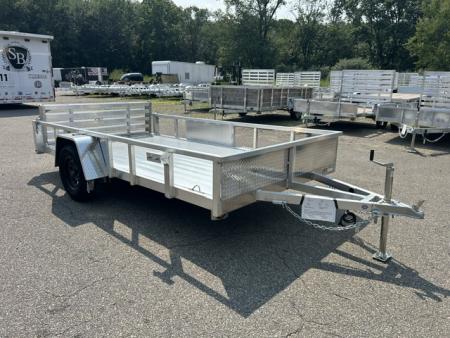 New 2026 Quality Steel and Aluminum 7X12 Single Axle, Aluminum Frame and Deck 2,990 lb. GVWR Utility Trailer