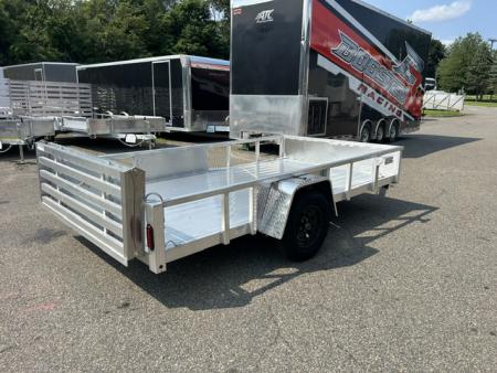 New 2026 Quality Steel and Aluminum 7X12 Single Axle, Aluminum Frame and Deck 2,990 lb. GVWR Utility Trailer