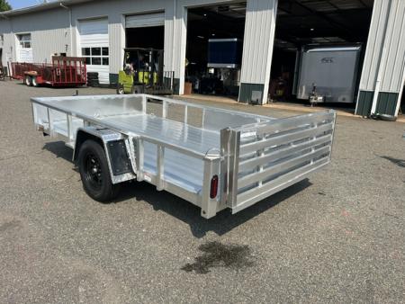 New 2026 Quality Steel and Aluminum 7X12 Single Axle, Aluminum Frame and Deck 2,990 lb. GVWR Utility Trailer