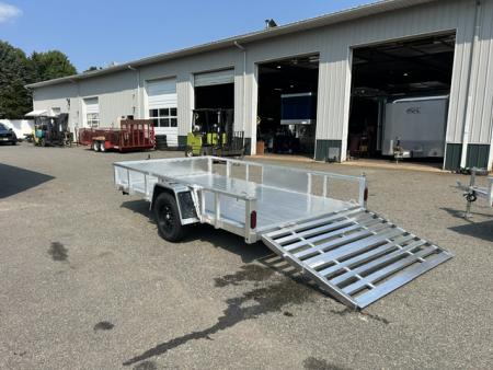 New 2026 Quality Steel and Aluminum 7X12 Single Axle, Aluminum Frame and Deck 2,990 lb. GVWR Utility Trailer