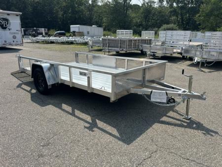 New 2026 Quality Steel and Aluminum 7X12 Single Axle, Aluminum Frame and Deck 2,990 lb. GVWR Utility Trailer