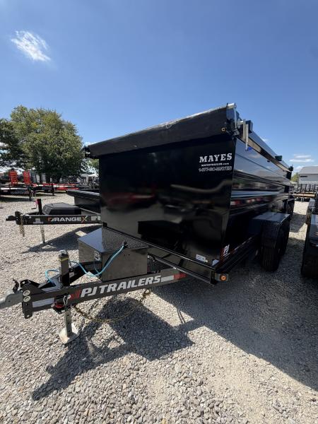 New 2027 PJ Trailers D7142 Dump Trailer 83X14 TA HIGH SIDE (GVW:14000) BLACK