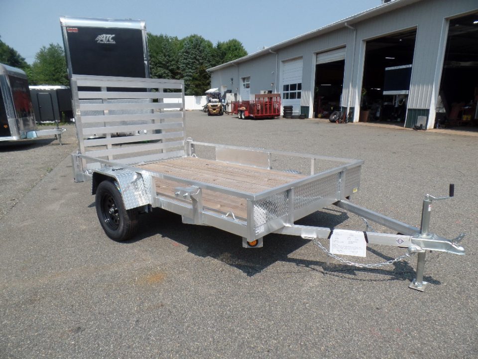 New 2026 Quality Steel and Aluminum 6 X 10 Aluminum Frame , Wood Deck Utility Trailer