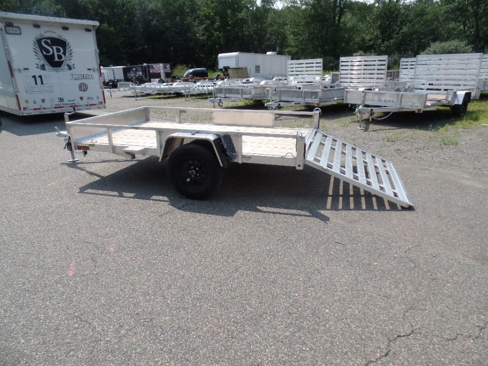 New 2026 Quality Steel and Aluminum 6 X 10 Aluminum Frame , Wood Deck Utility Trailer