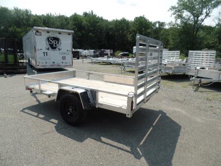 New 2026 Quality Steel and Aluminum 6 X 10 Aluminum Frame , Wood Deck Utility Trailer