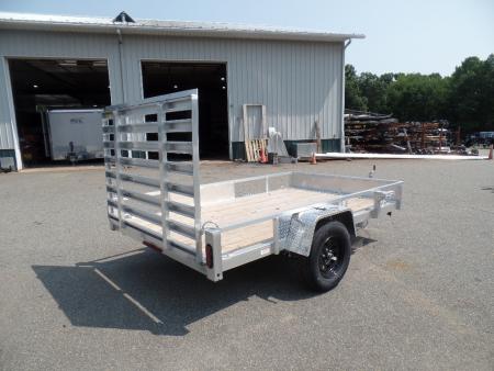 New 2026 Quality Steel and Aluminum 6 X 10 Aluminum Frame , Wood Deck Utility Trailer