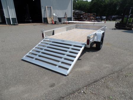 New 2026 Quality Steel and Aluminum 6 X 10 Aluminum Frame , Wood Deck Utility Trailer