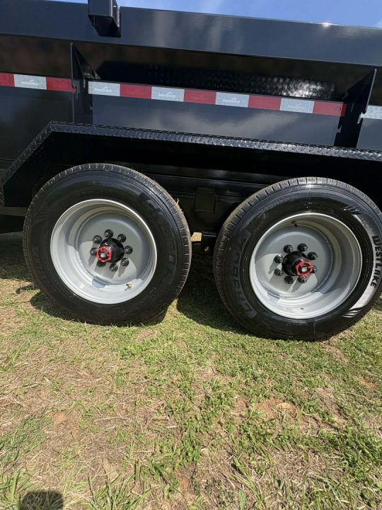 New 2026 Hawke 7 X 14 17K Low Pro Dump Trailer HD