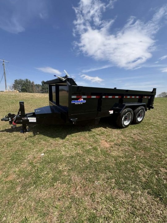 New 2026 Hawke 7 X 14 17K Low Pro Dump Trailer HD