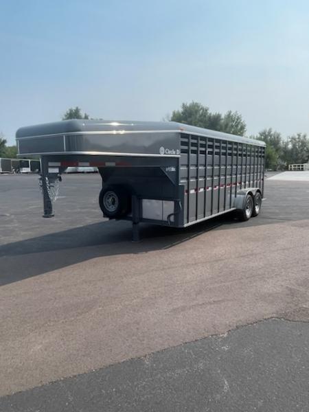 New 2027 Circle D 6'8x20 Stock / Stock Combo Trailer