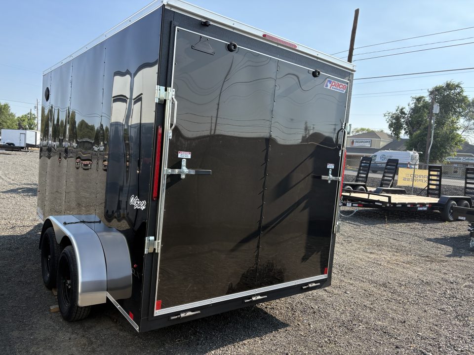 New 7x14 TA 7K Pace American Outback DLX Enclosed Cargo