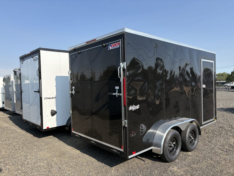 New 7x14 TA 7K Pace American Outback DLX Enclosed Cargo