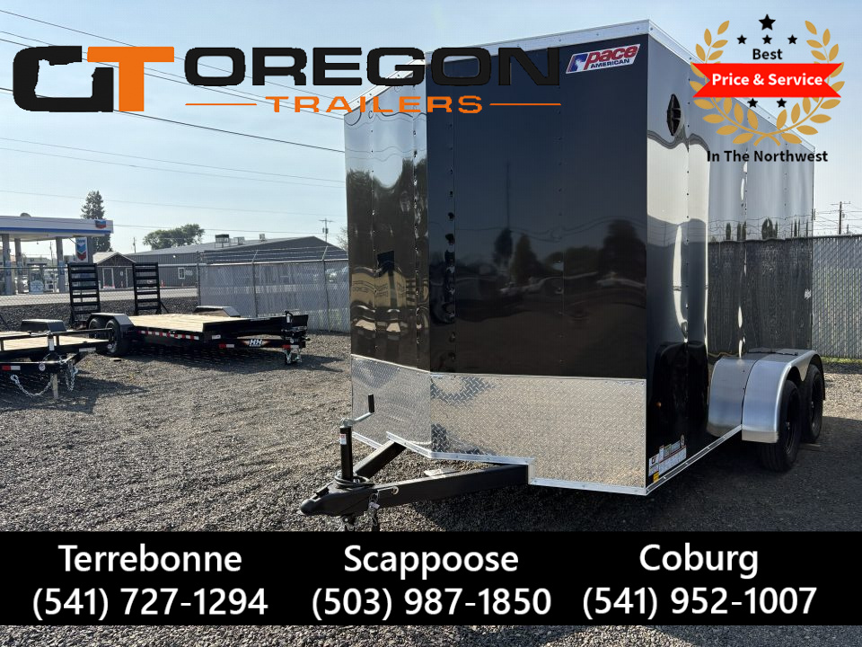 New 7x14 TA 7K Pace American Outback DLX Enclosed Cargo