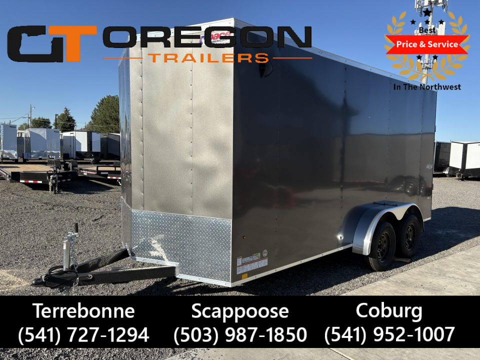 New 7x16 TA 7K Pace American Outback DLX Enclosed Cargo