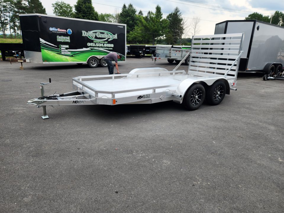 New 2027 Black Rhino LPT714A PREMIUM ALUMINUM Utility Trailer