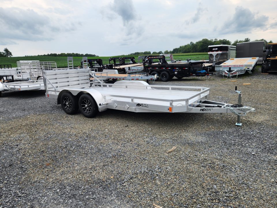 New 2027 Black Rhino LPT716A PREMIUM ALUMINUM Utility Trailer