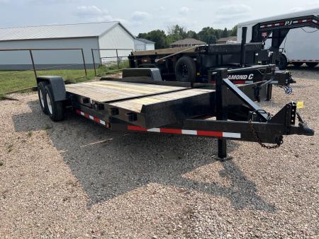 Used 2006 DCT 21' Tiltbed Equipment Tilt Trailer