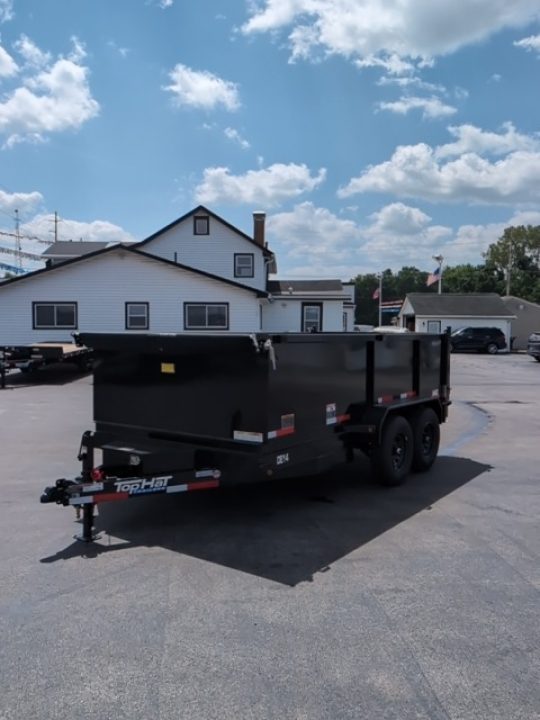 New 2027 Top Hat Trailers Channel Frame Economy Dump 14K 14 x 83 DE14 Dump Trailer