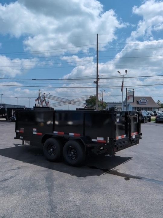 New 2027 Top Hat Trailers Channel Frame Economy Dump 14K 14 x 83 DE14 Dump Trailer