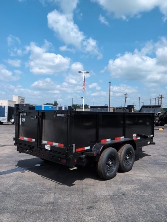 New 2027 Top Hat Trailers Channel Frame Economy Dump 14K 14 x 83 DE14 Dump Trailer