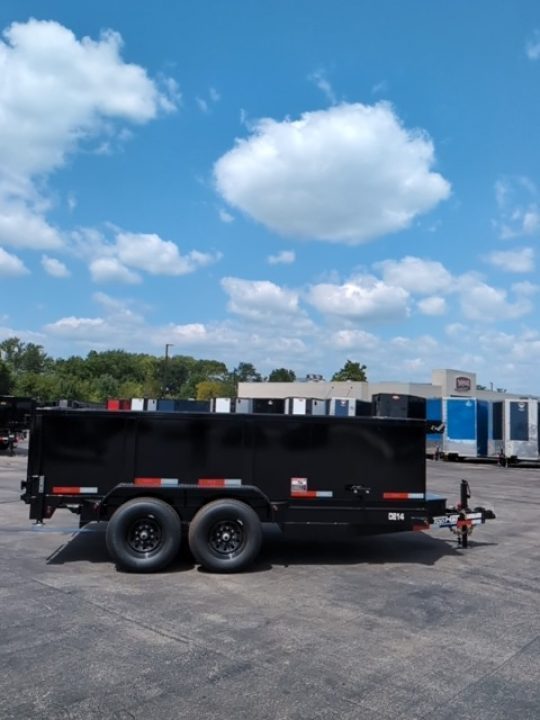 New 2027 Top Hat Trailers Channel Frame Economy Dump 14K 14 x 83 DE14 Dump Trailer