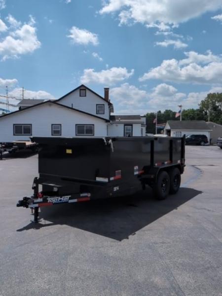 New 2027 Top Hat Trailers Channel Frame Economy Dump 14K 14 x 83 DE14 Dump Trailer