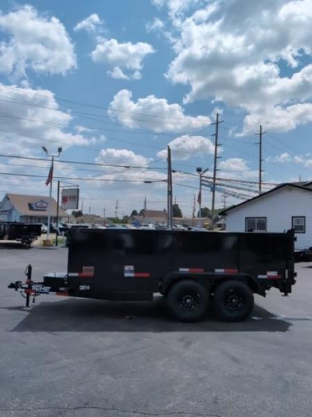 New 2027 Top Hat Trailers Channel Frame Economy Dump 14K 14 x 83 DE14 Dump Trailer