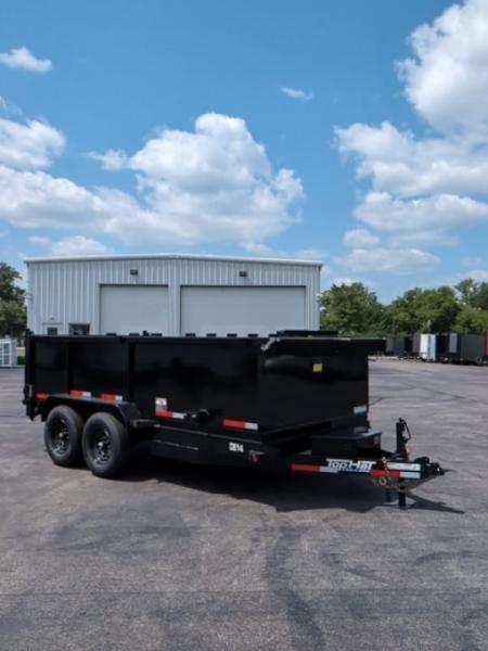 New 2027 Top Hat Trailers Channel Frame Economy Dump 14K 14 x 83 DE14 Dump Trailer